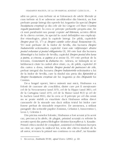 Despre instruirea clericilor