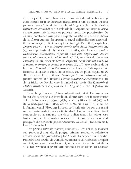 Despre instruirea clericilor