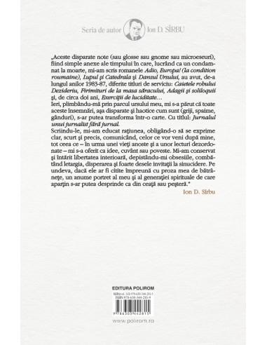 Jurnalul unui jurnalist fără jurnal