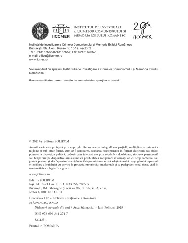 Dialoguri esenţiale din exil