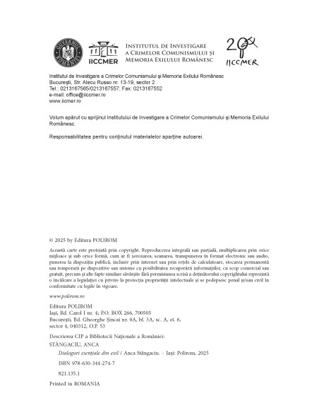 Dialoguri esenţiale din exil