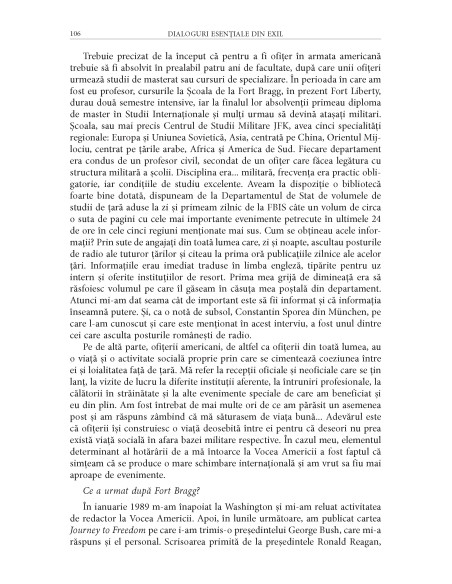 Dialoguri esenţiale din exil