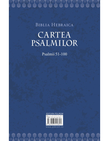 Cartea psalmilor. Psalmii 51-100