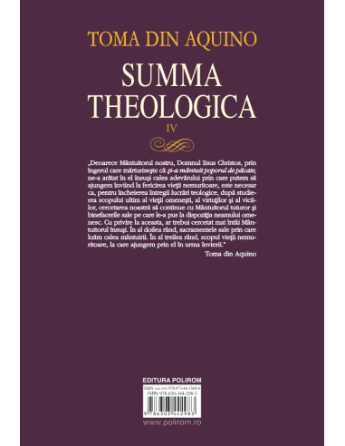 Summa theologica. Volumul IV