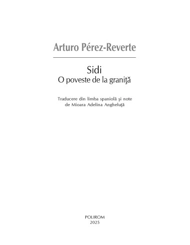 Sidi. O poveste de la graniţă