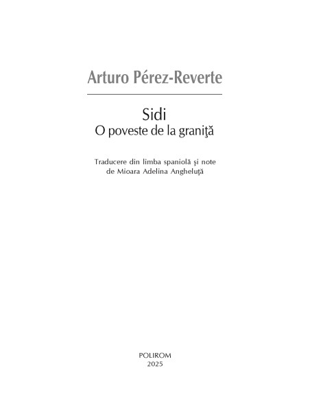 Sidi. O poveste de la graniţă