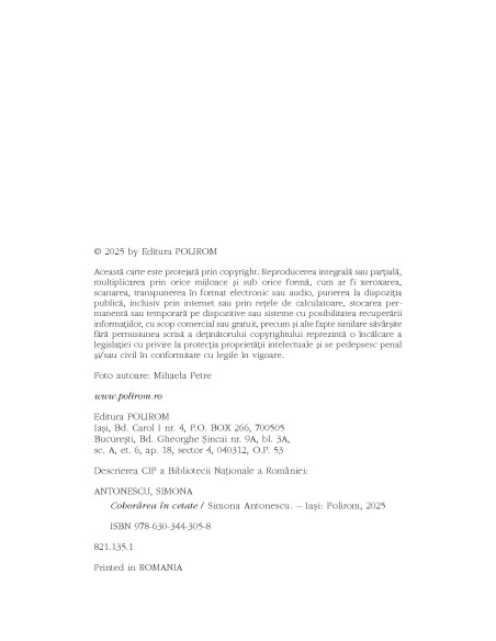 Coborârea în cetate