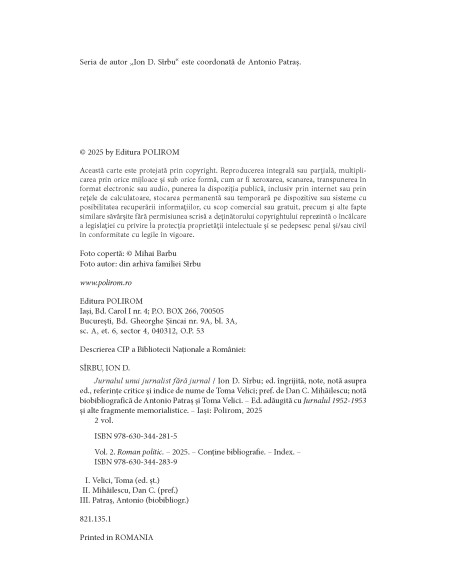 Jurnalul unui jurnalist fără jurnal