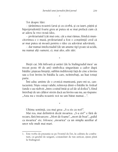 Jurnalul unui jurnalist fără jurnal