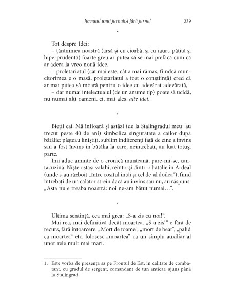 Jurnalul unui jurnalist fără jurnal