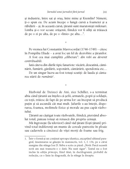 Jurnalul unui jurnalist fără jurnal