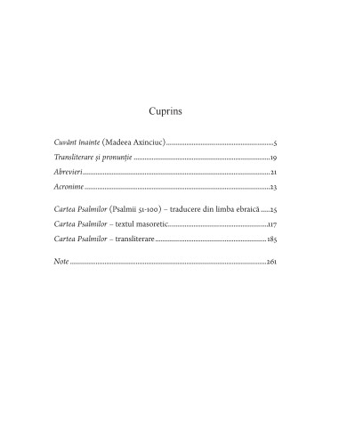 Cartea Psalmilor. Psalmii 51-100