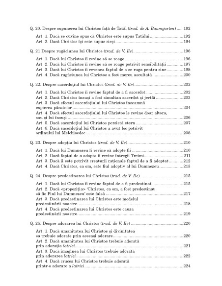 Summa theologica. Volumul IV