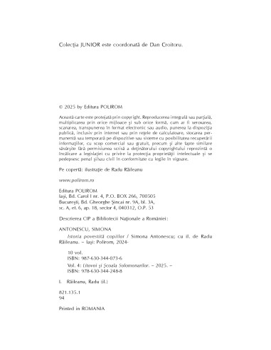 Istoria povestită copiilor. Volumul...