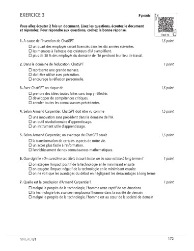 Teste DELF. Nivelurile A2, B1, B2