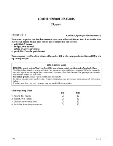 Teste DELF. Nivelurile A2, B1, B2