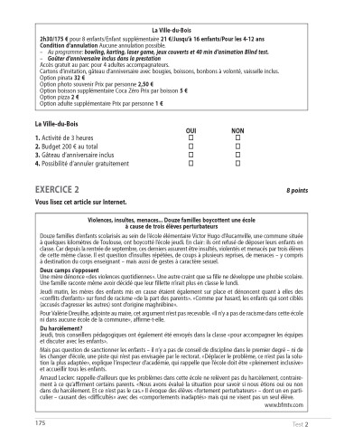 Teste DELF. Nivelurile A2, B1, B2