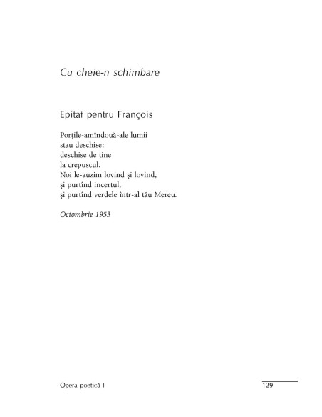 Pachet promoţional Opera poetică Paul Celan