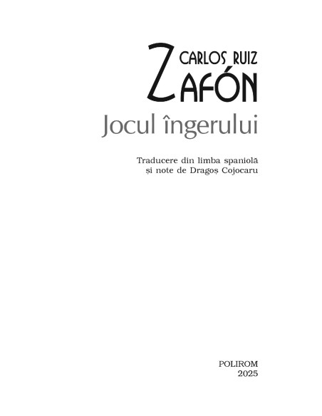 Pachet promoţional tetralogia Cimitirul Cărţilor Uitate Top 10+
