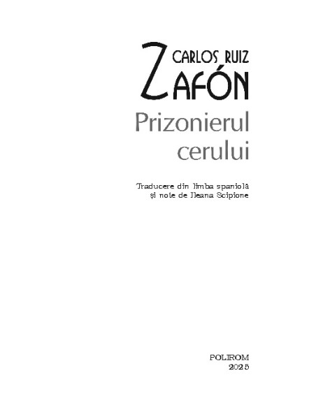 Pachet promoţional tetralogia Cimitirul Cărţilor Uitate Top 10+