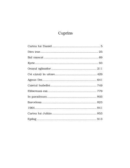 Pachet promoţional tetralogia Cimitirul Cărţilor Uitate Top 10+