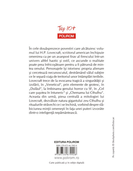 Pachet promoţional Povestiri macabre H.P. Lovecraft