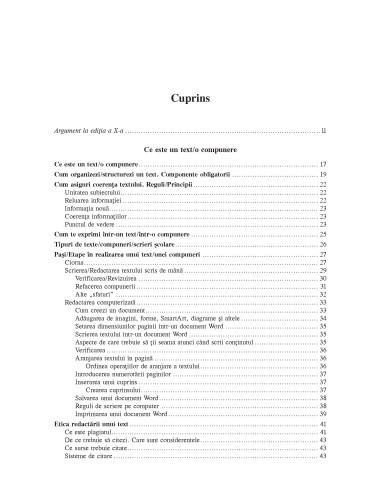 Compunerile şcolare