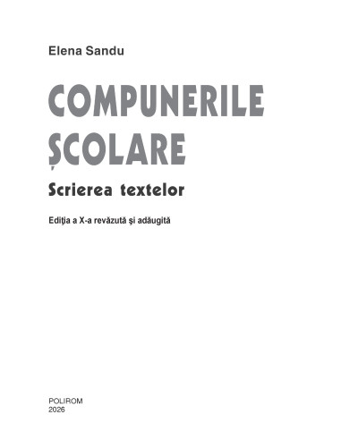 Compunerile şcolare