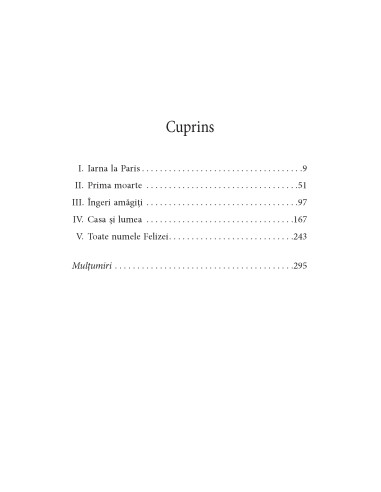 Toate numele Felizei