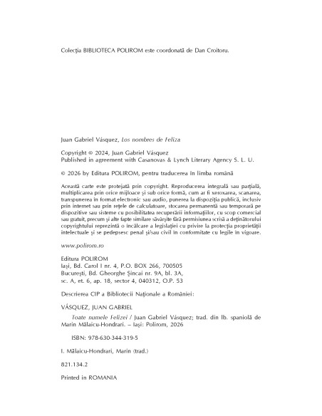 Toate numele Felizei