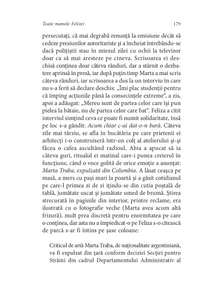 Toate numele Felizei