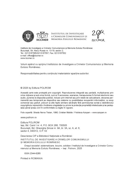 Oraşul socialist. Sistematizare, locuire, cotidian