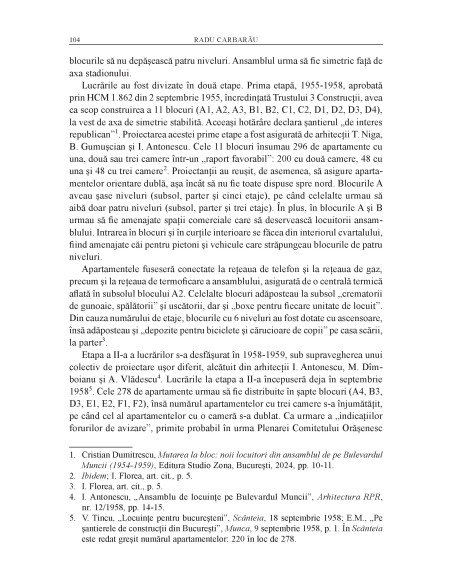 Oraşul socialist. Sistematizare, locuire, cotidian