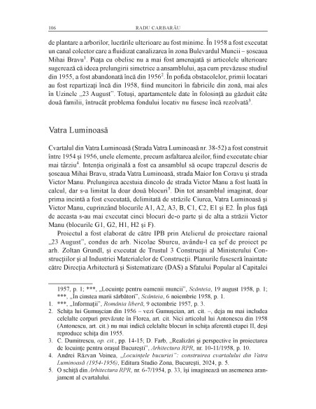 Oraşul socialist. Sistematizare, locuire, cotidian