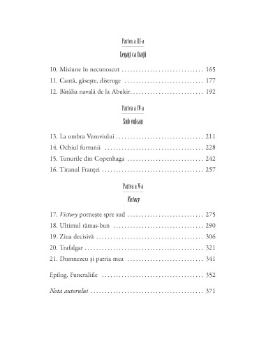 Aventuri în timp. Nelson. Eroul mărilor