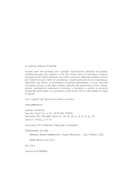 Seimeni, eterna reîntoarcere