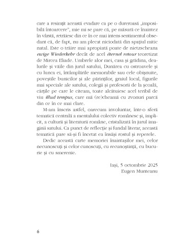 Seimeni, eterna reîntoarcere