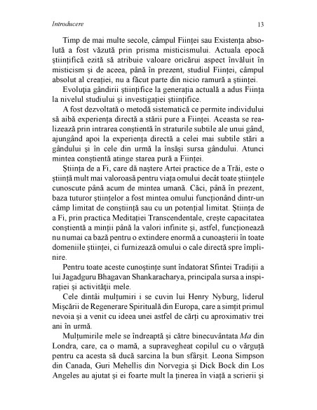 Ştiinţa de a Fi şi Arta de a Trăi