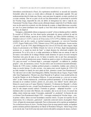 Pământul şi Ţara în Evul Mediu...