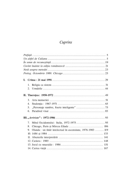 Eros, magie şi asasinarea profesorului Culianu