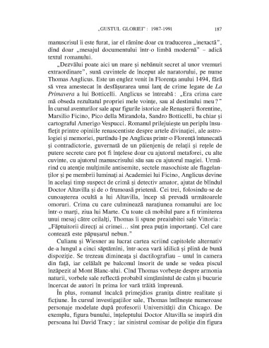 Eros, magie şi asasinarea...