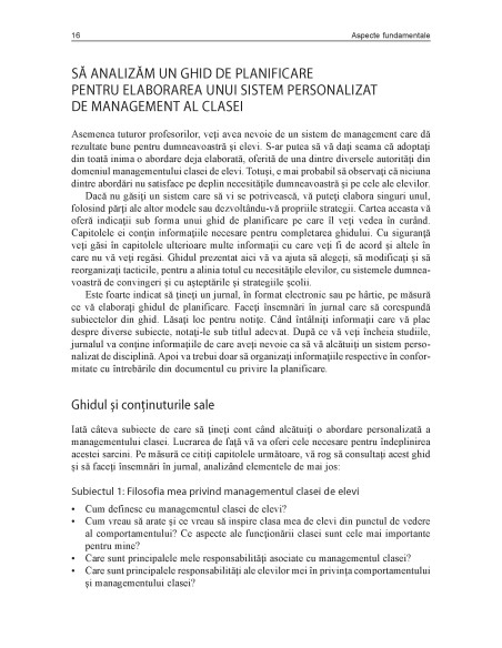 Managementul clasei de elevi