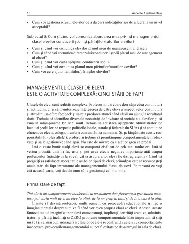 Managementul clasei de elevi