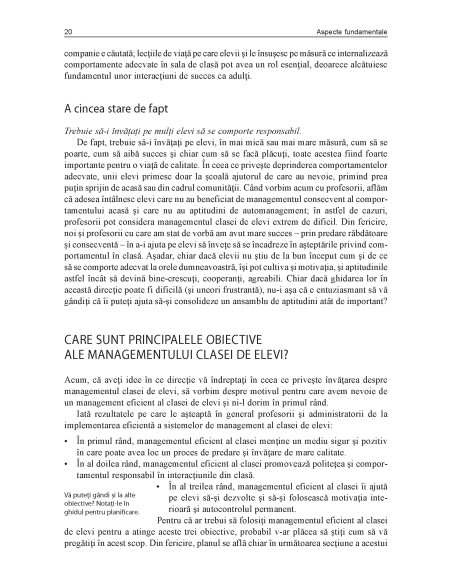 Managementul clasei de elevi