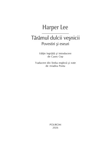 Tărâmul dulcii veşnicii