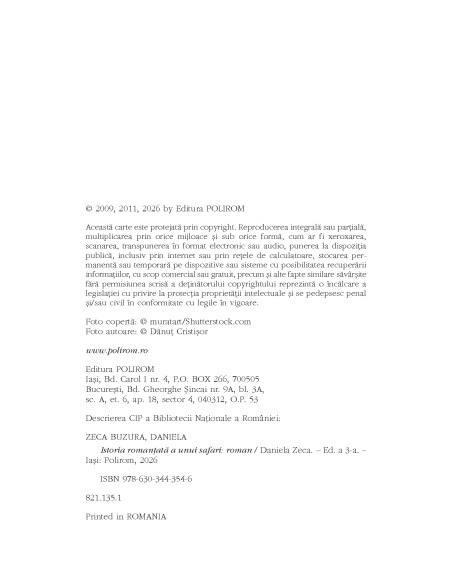 Istoria romanţată a unui safari