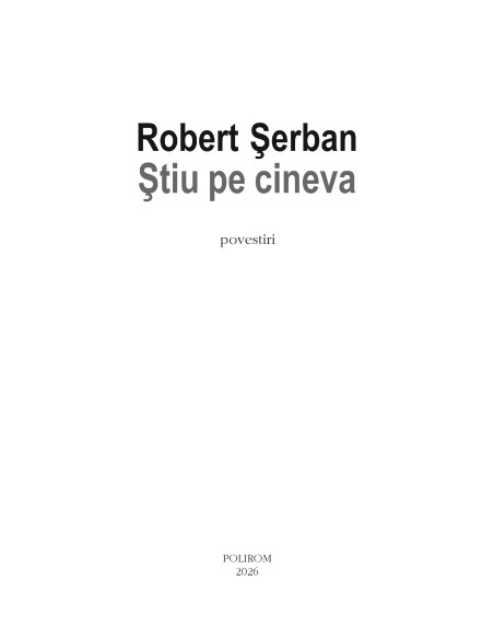 Știu pe cineva