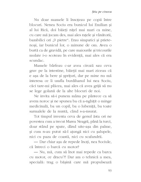 Știu pe cineva