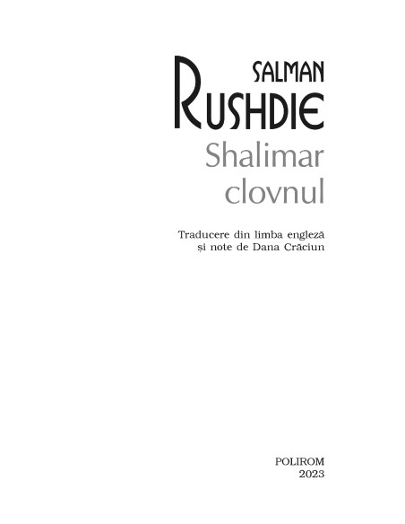 Pachet promoţional Salman Rushdie