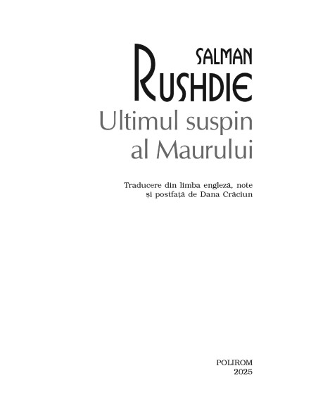 Pachet promoţional Salman Rushdie